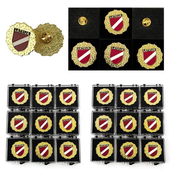 Emaljas nozīmīte Latvija