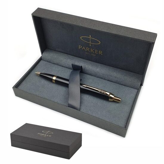 Parker IM Core Black Prestige (DP) ar gravējumu