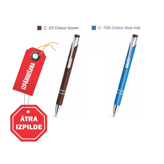 Metāla pildspalvas KD Cosmo matētas