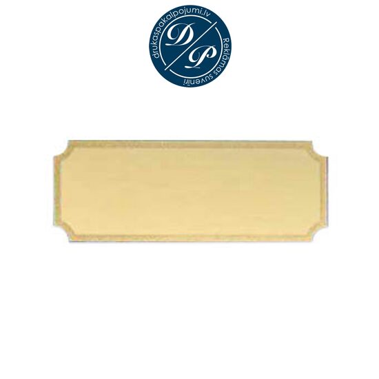 Metāla plāksnīte 73x27mm STR5254