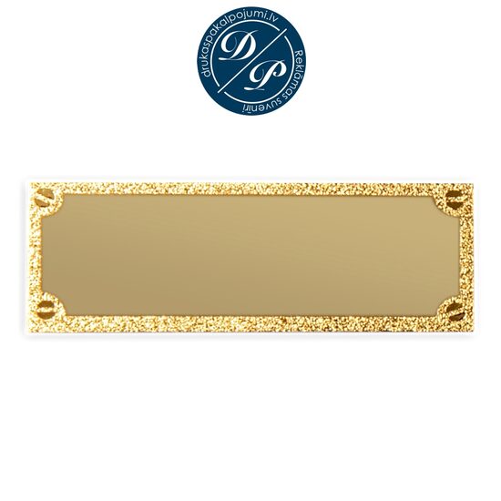 Metāla plāksnīte 73x28mm STR5280