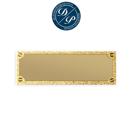 Metāla plāksnīte 62x25mm STR5281